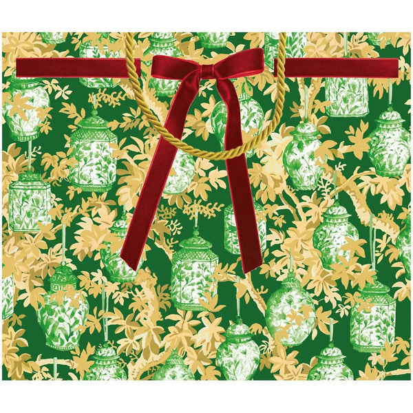 Ginger Jars Dark Green Gift Bag