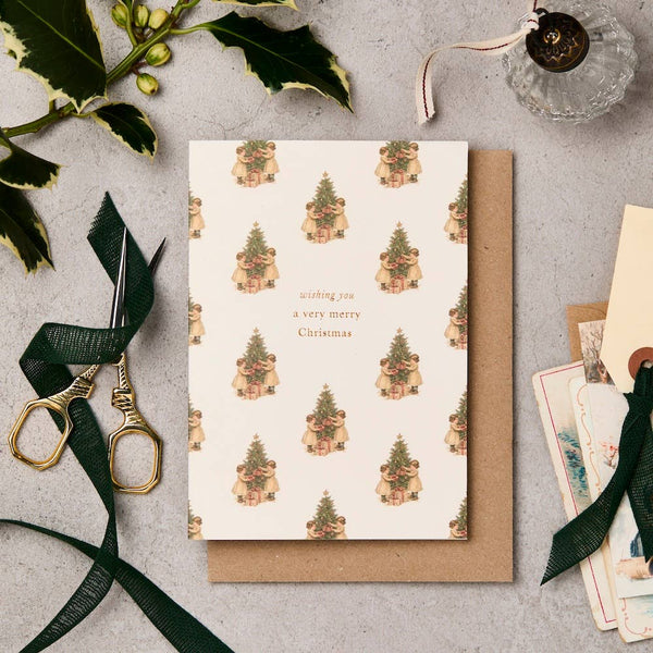 Vintage Tree Multi Christmas Card