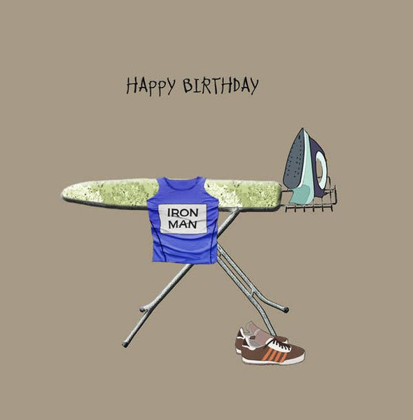 Iron Man Birthday Card
