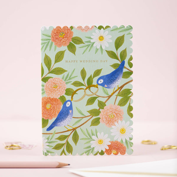 Birds Design Congratulations Greeting Card