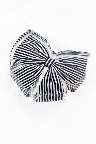 Acrylic Napkin Weight, Black Bow