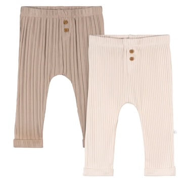 Tan Baby Pants - 2pk