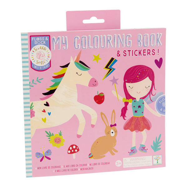 My Colouring Book & Stickers - Rainbow Fairy