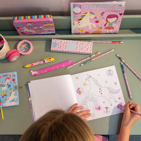 My Colouring Book & Stickers - Rainbow Fairy
