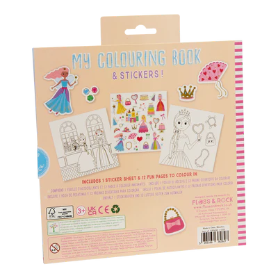 My Colouring Book & Stickers - Princess