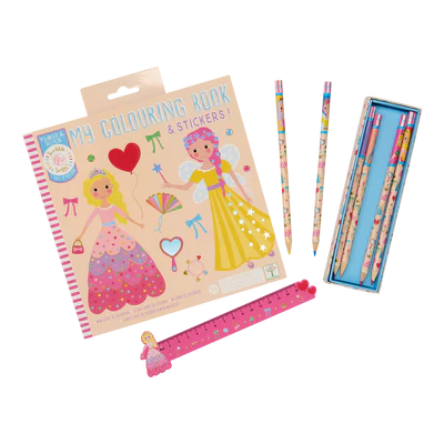 My Colouring Book & Stickers - Princess