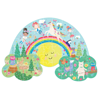 Rainbow Fairy 60pc Shaped Puzzle