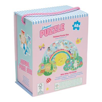 Rainbow Fairy 60pc Shaped Puzzle