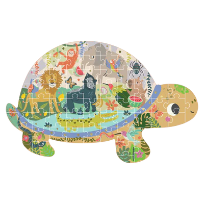 Jungle 60pc Shaped Puzzle