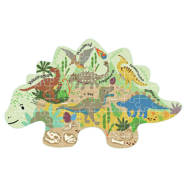 Dino 60pc Shaped Puzzle