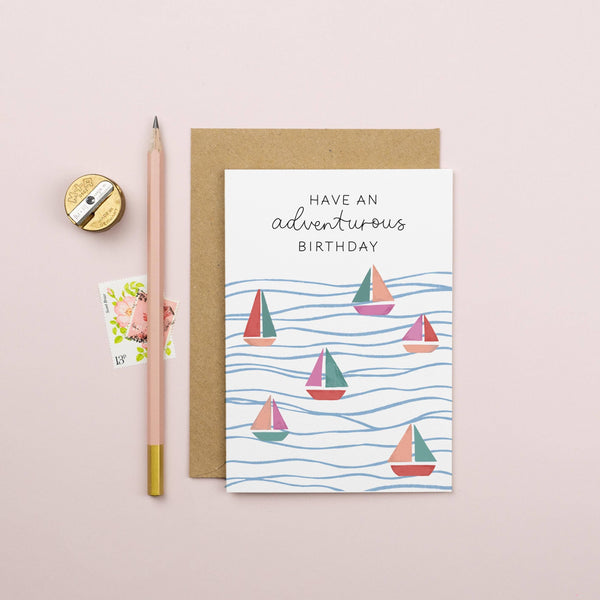 Sailing Adventurous Birthday Card