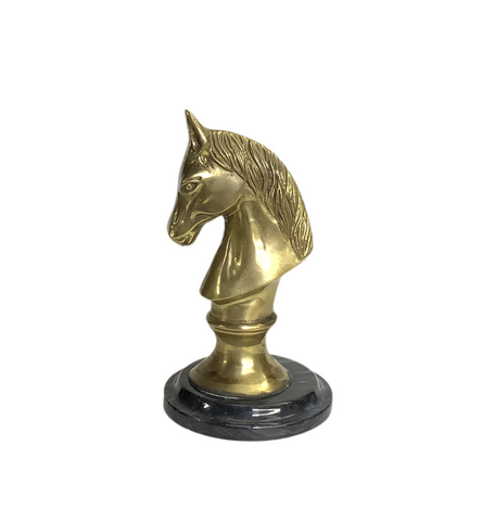 Vintage Brass Horse Head