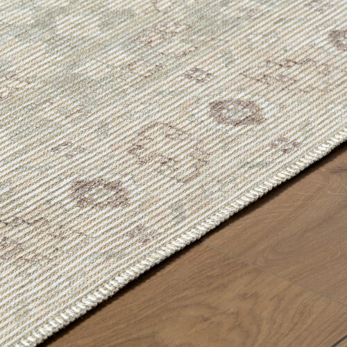 Asha Machine Woven Rug - Sage