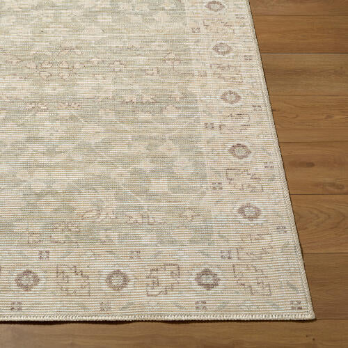 Asha Machine Woven Rug - Sage
