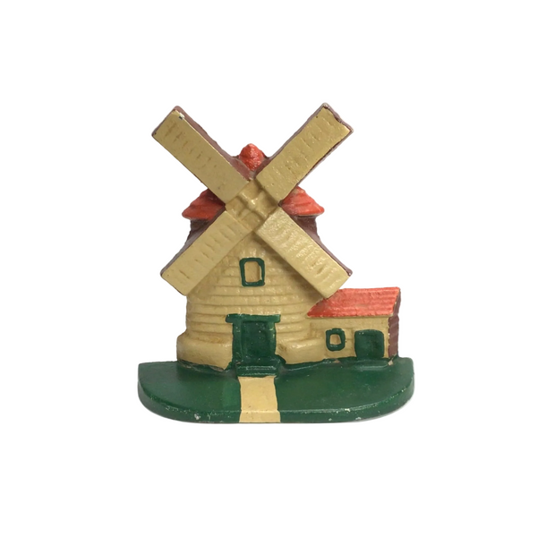 Vintage Cast Iron Windmill Doorstop
