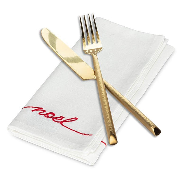 Noel Stitch Napkin
