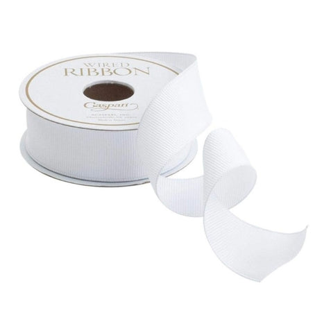 Grosgrain White Ribbon