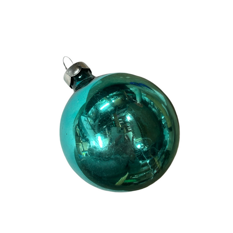 Vintage Turquoise Ornament 2.5”