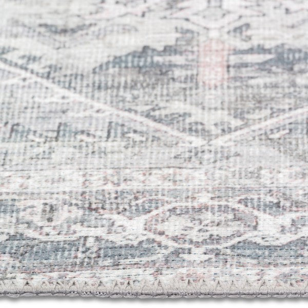 Aura Vintage Style Grey Rug