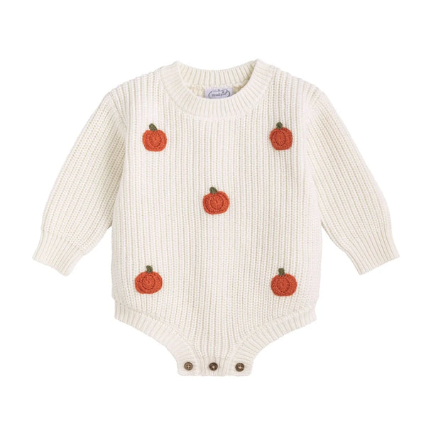 Ivory Pumpkin Sweater Bubble