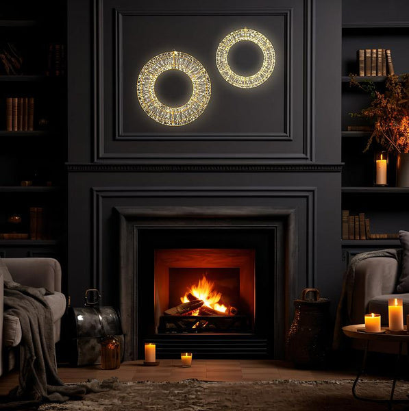 Medium Micro LED Wreath