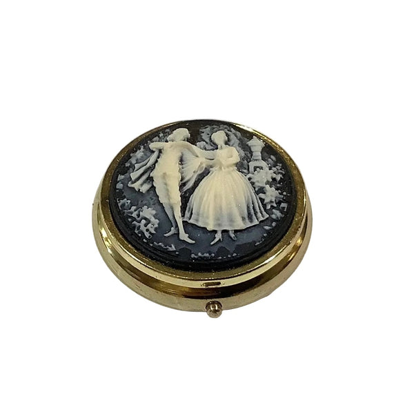 Vintage Round Pill Box