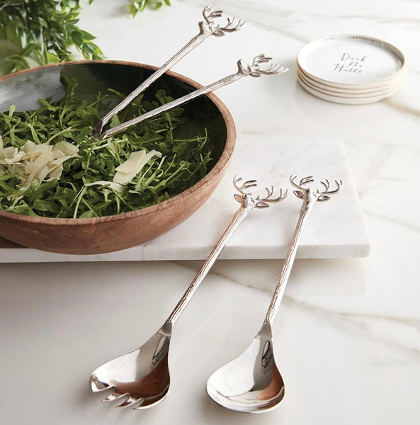 Silver Stag Salad Set