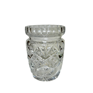 Vintage Crystal Lidded Conserve Jar