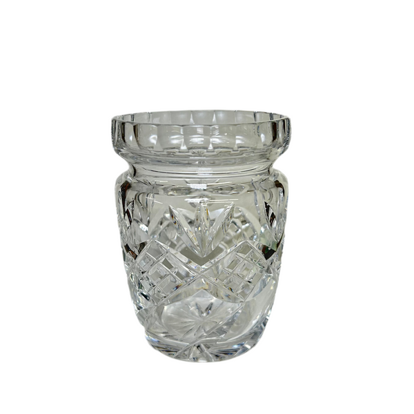 Vintage Crystal Lidded Conserve Jar
