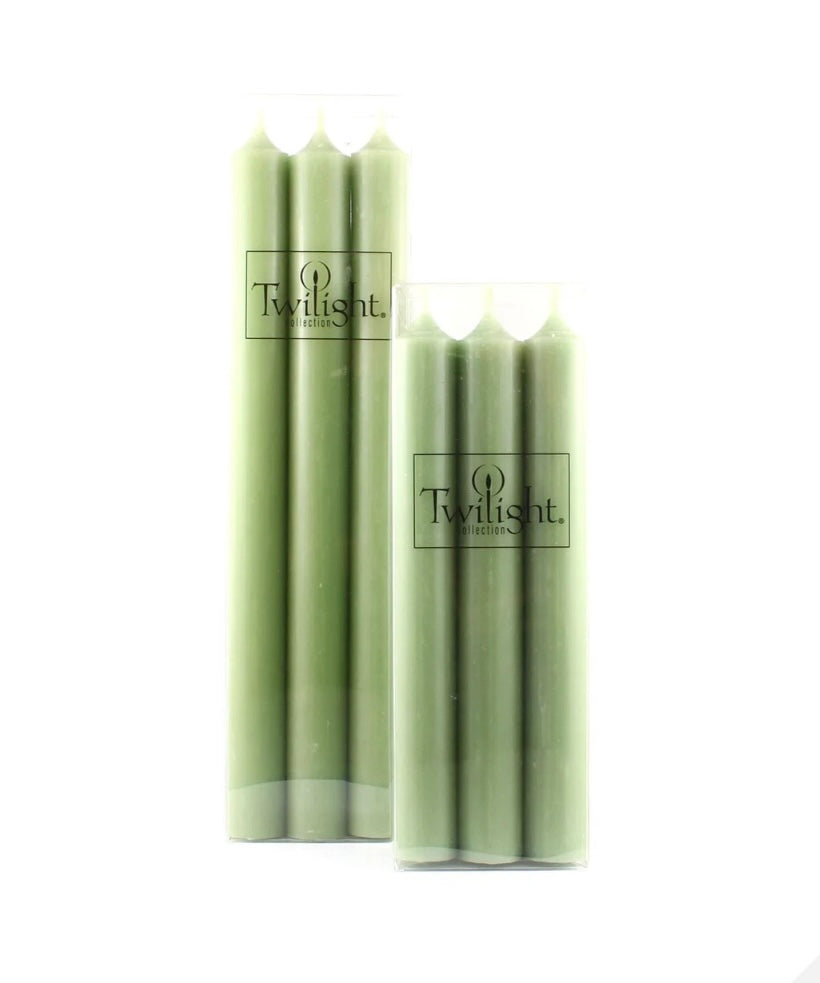 Candles Set of 6 Light Sage