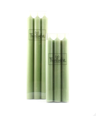 Candles Set of 6 Light Sage