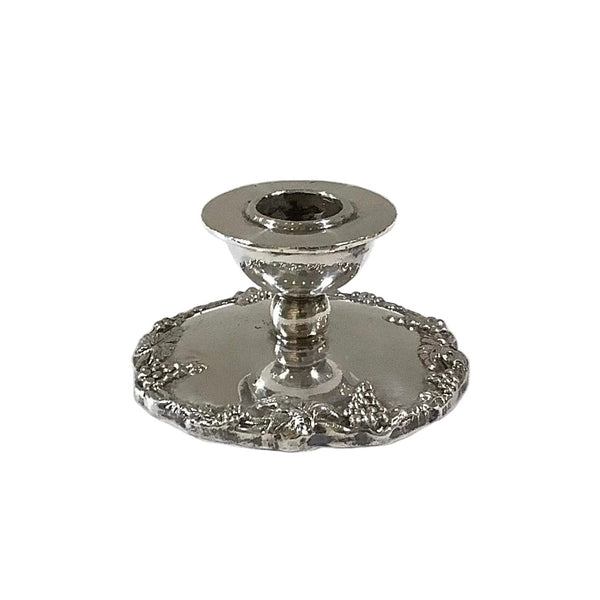 Vintage Silver Candlesticks Pair