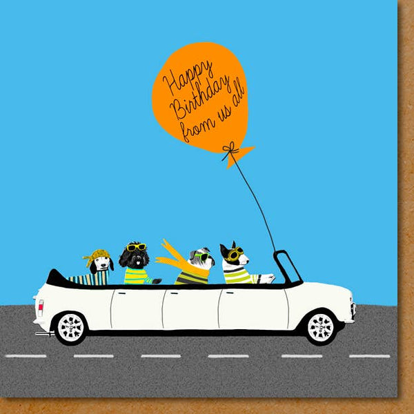 From all of us Birthday Card