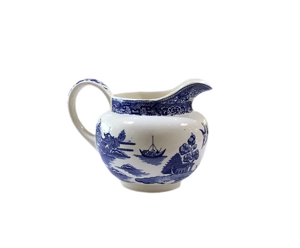 Vintage Shenango China Blue Willow Large Pitcher Creamer