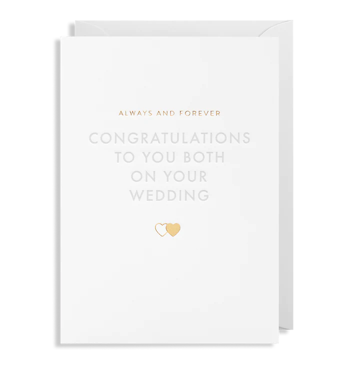 Congratulations to you Both on Your Wedding Day Card