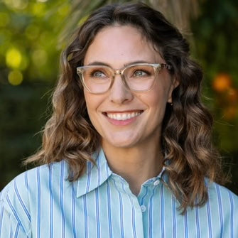 Lenora -  Fog/Chai Tortoise Readers by Peepers
