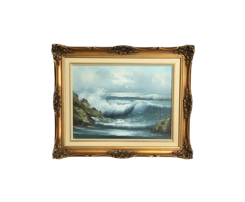 Original Seascape Framed Painting