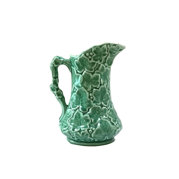 Vintage Sylvac Green Ivy Leaf Pitcher
