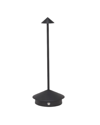 Slim Arrowhead Shade LED Table Light - Matte Black