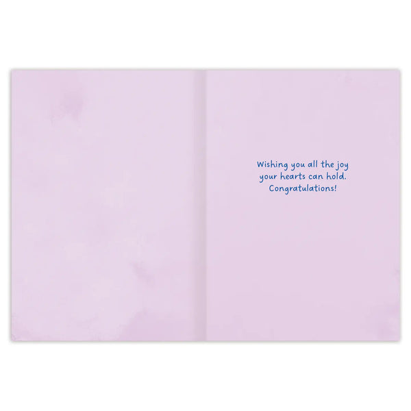 Garden Scene Wedding Card