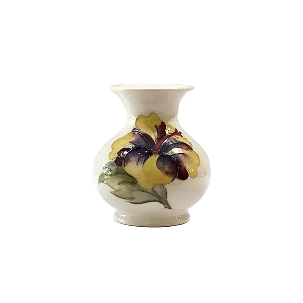 Vintage Moorcroft Pottery “Hibiscus“ Vase