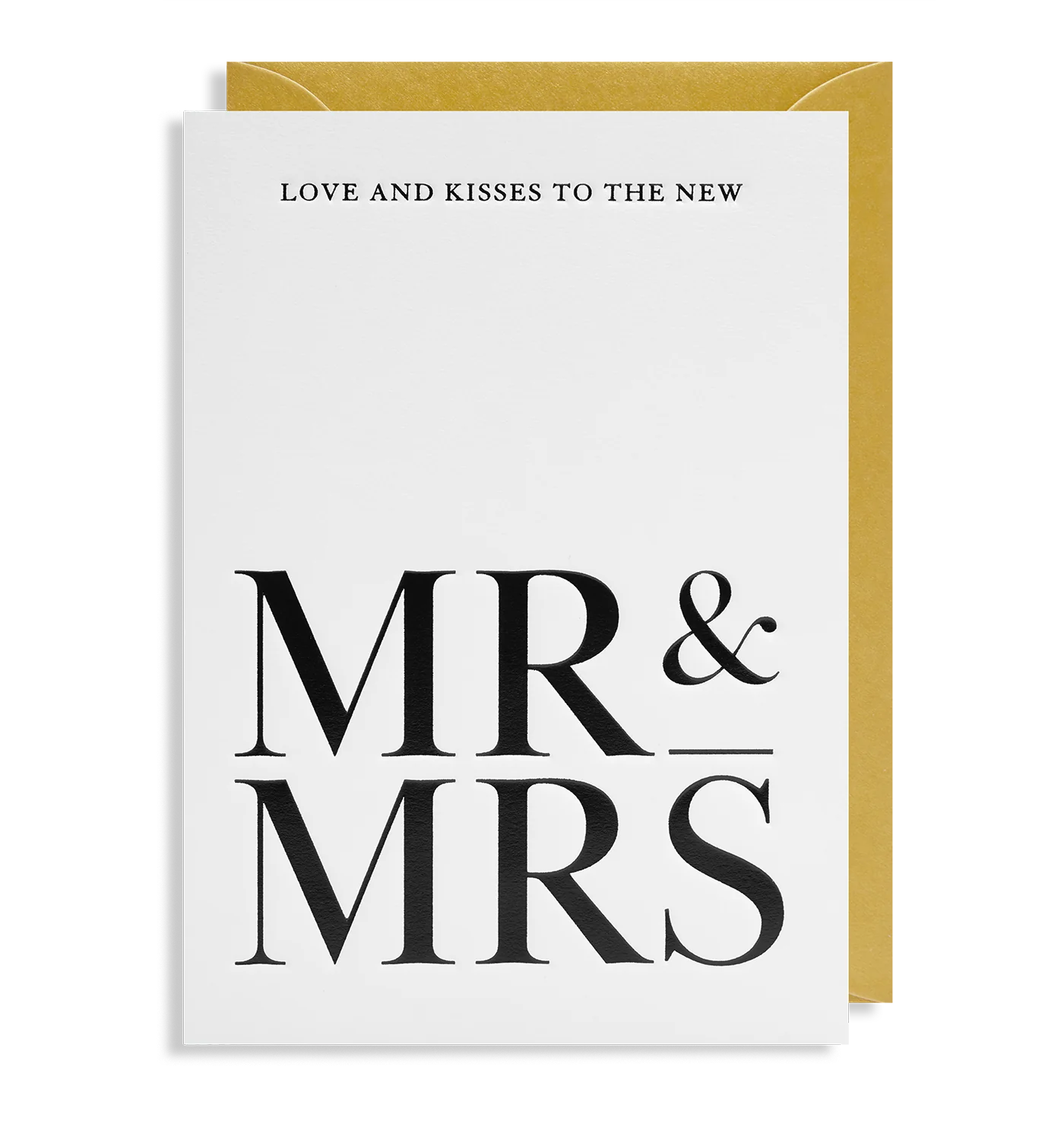Love and Kisses to the New Mr & Mrs Card