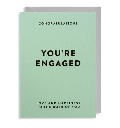Congratulations: You're Engaged Card
