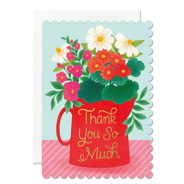 Thank You So Much Flower Card