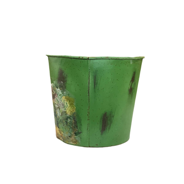 Vintage Handpainted Bucket