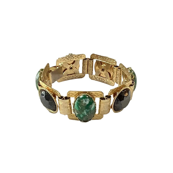 Vintage Panel Link Bracelet