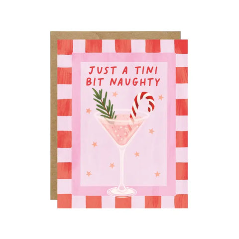 Just A Little Bit Naughty Christmas Card