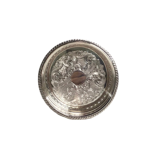 Vintage Silver Wine Coaster