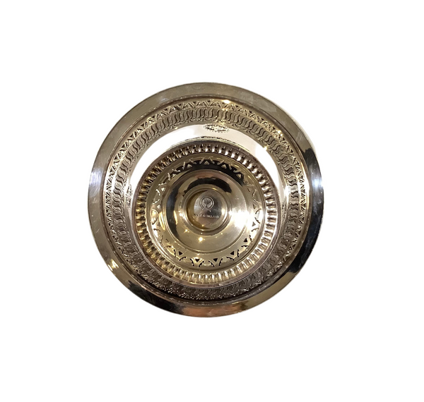 Vintage Silverplated Footed Dish