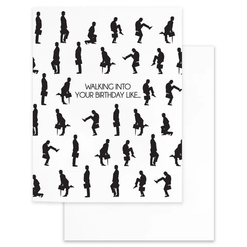Walking Into Your Birthday Greeting Card